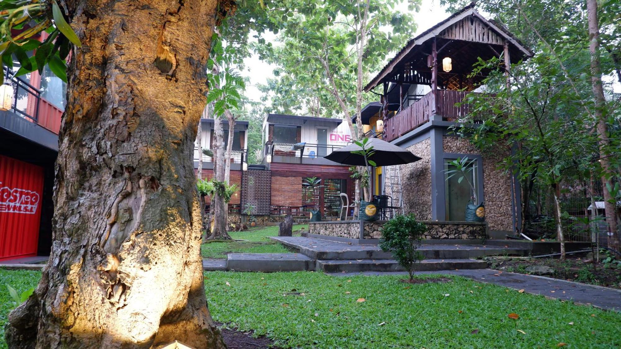 Hau Eco Lodges Citumang Pangandaran Exterior foto
